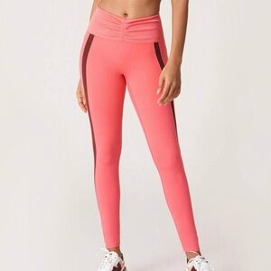 New Balance x Bandier Pink Move Her World Ultra High Rise Tight Workout Leggings